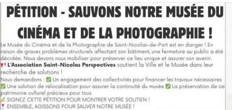 Pétition de soutien pour le Musée
